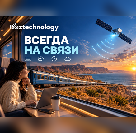 Kaztechnology Қарағанды – Жезқазған – Маңғыстау пойызында Starlink спутниктік интернетін іске қосты